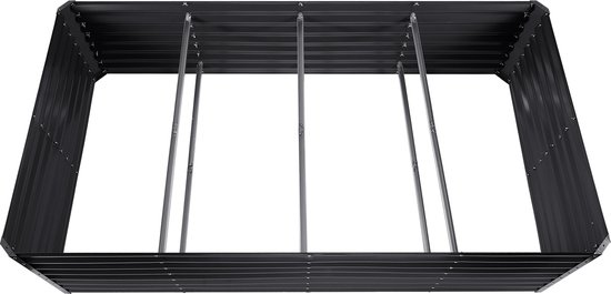 VEVOR Bloembak, 240 x 120 x 60 cm, hoogslaper, metaal