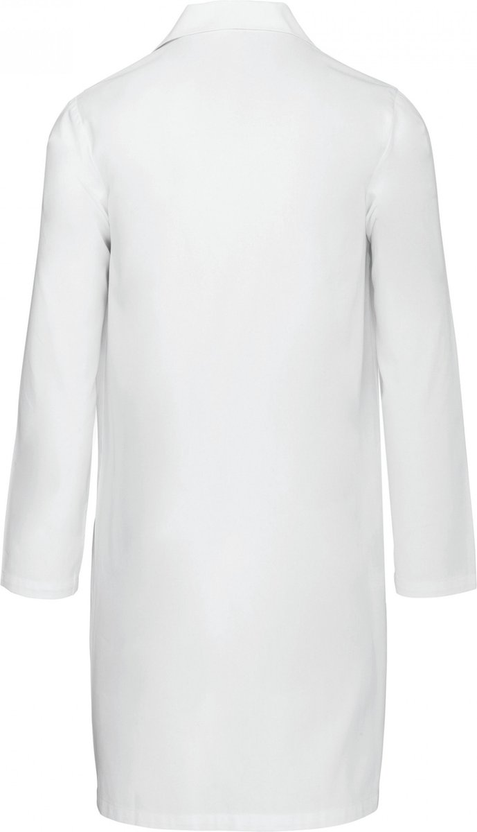 Schort/Tuniek/Werkblouse Unisex M WK. Designed To Work White 100% Katoen
