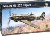 1:32 Italeri 2518 Macchi M.C. 202 Folgore Plane Plastic Modelbouwpakket