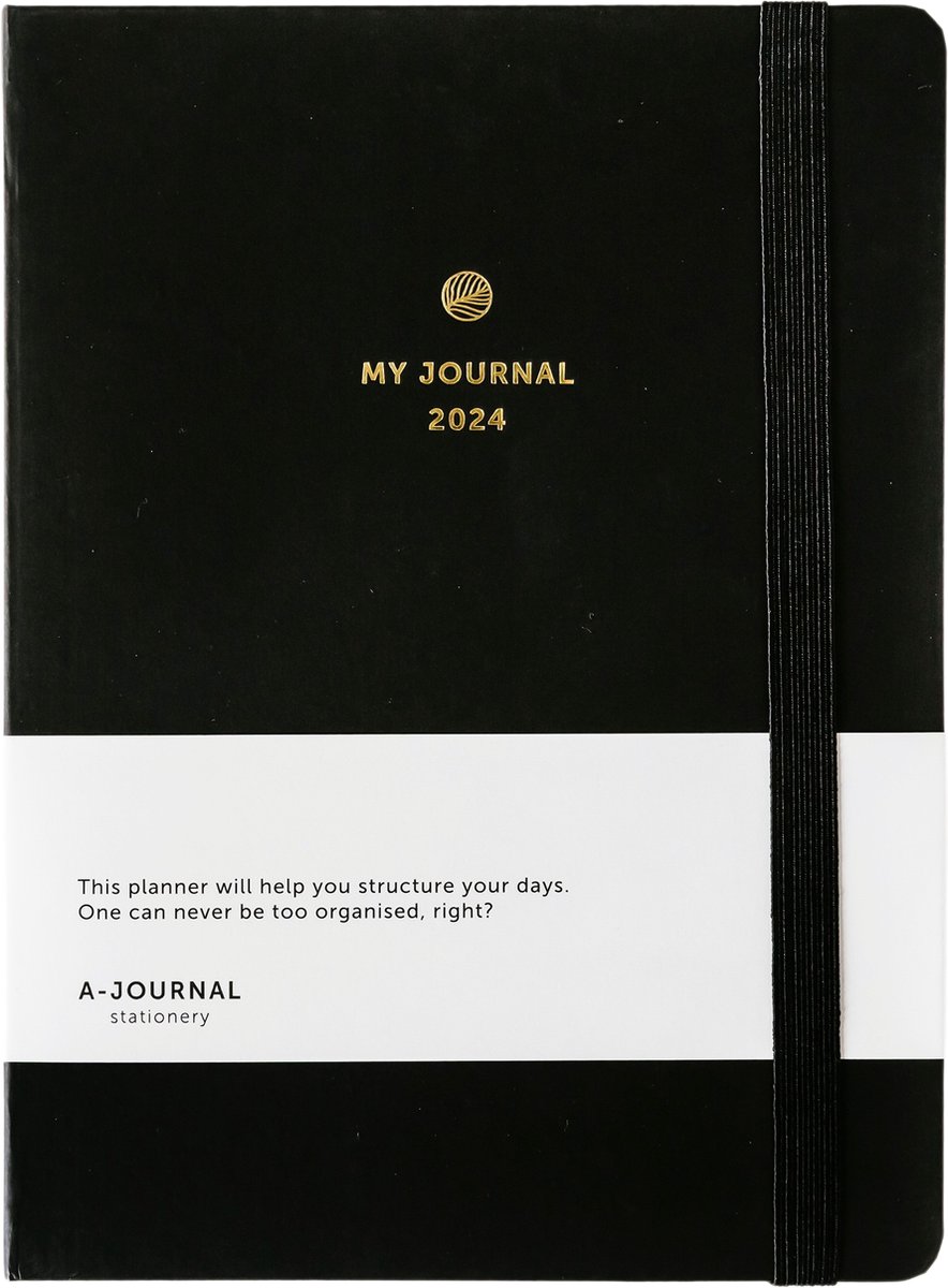 My Journal Agenda 2024 - Zwart - A-Journal