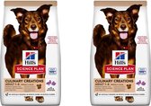Voordeelpakket: 2x Hill's Hondenvoer Science Plan Culinary Creations Canine Adult Medium Eend & Aardappelen 2.5kg