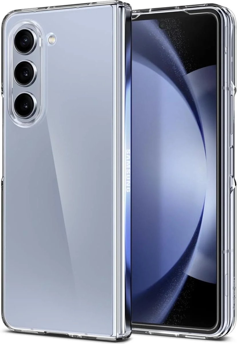 Spigen Air Skin Hoesje Geschikt voor Samsung Galaxy Z Fold 5 Back Cover Transparant