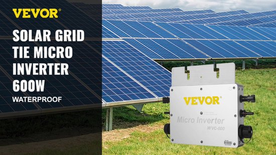 MPPT Micro onduleur solaire IP65 étanche pour panneaux solaires 700 W