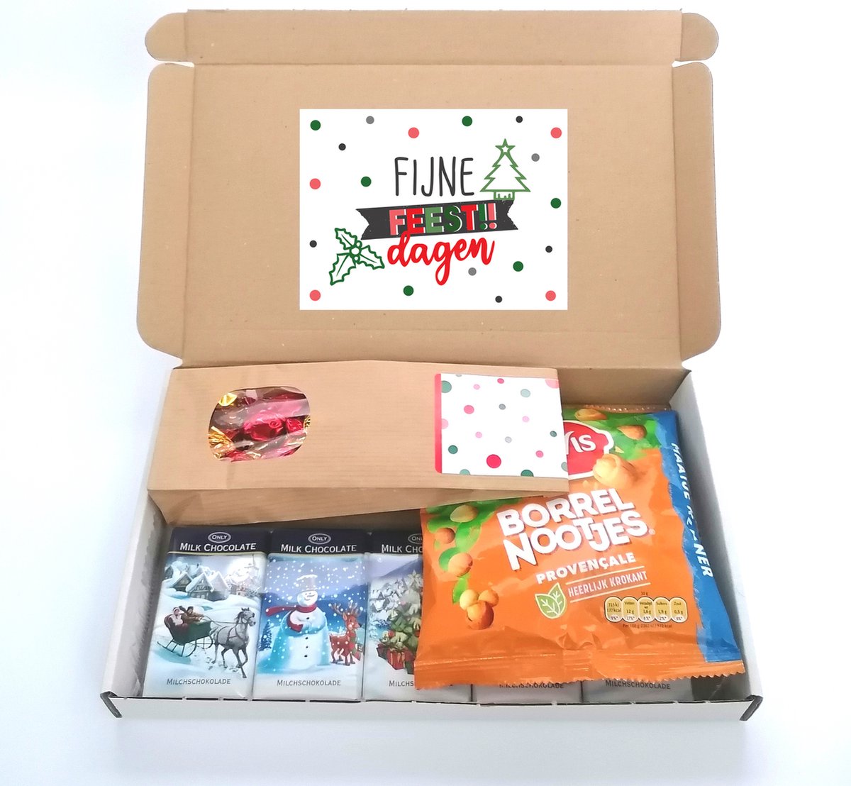 Boîte cadeau De Bonbons En Papier Kraft Joyeux Noël Boîte À - Temu