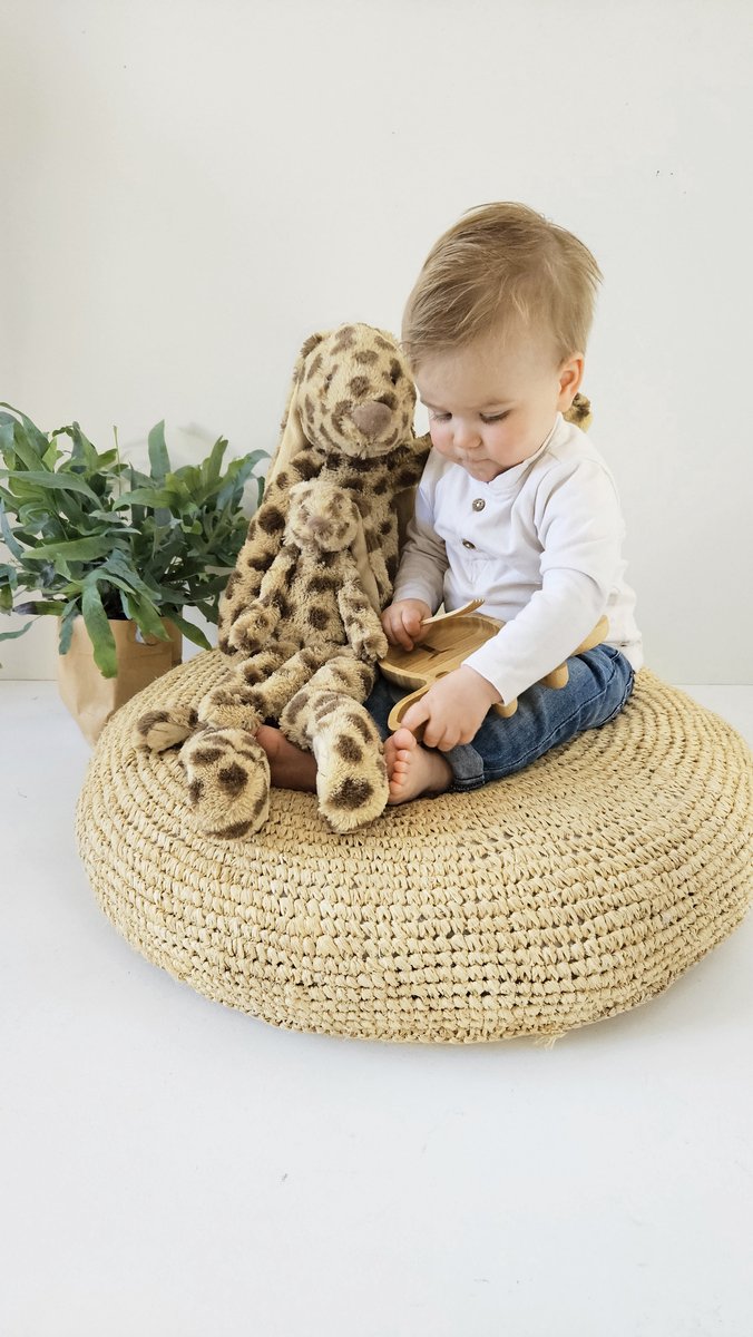 Happy Horse Konijn Richie Knuffel 28cm - Happy Jubilee (beige/bruin) - Baby knuffel — afbeelding 2