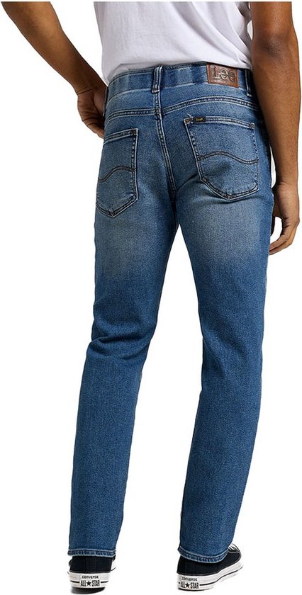 Lee Extreme Motion Jeans Droit Blauw 30 / 34 Homme
