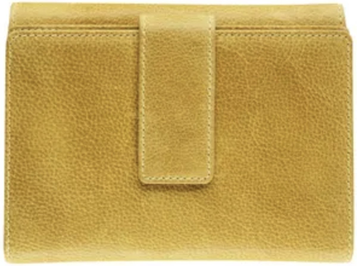 Brepols - Label M - Lederen damesportefeuille - Savannah - Oker