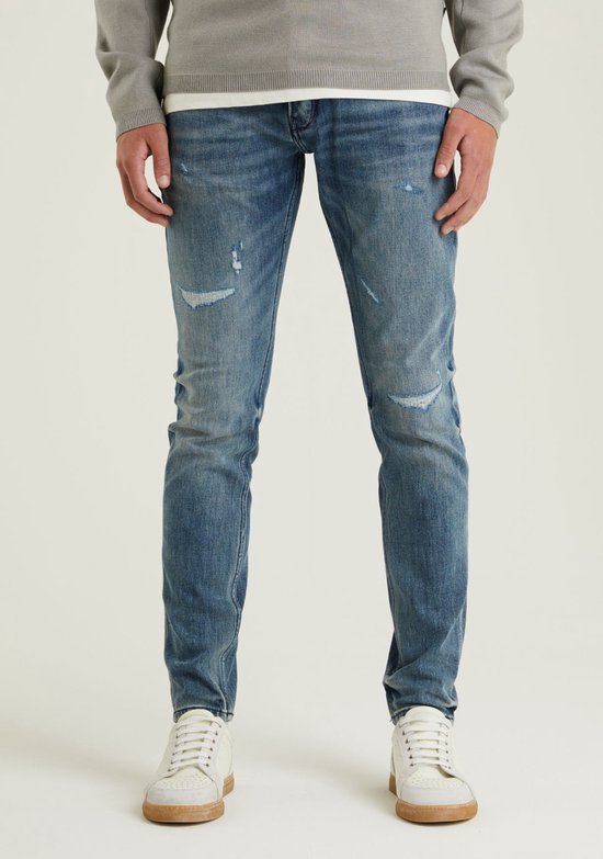 Chasin' Jeans Slim-fit jeans EGO Etrine Blauw Maat W30L34
