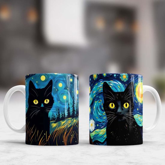 Foto: Mok neighbors cats gift cadeau catlovers meow kittylove katten kattenliefhebbers katjesliefde prrrfect