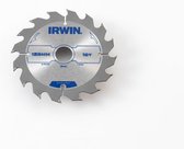 Lame de scie circulaire Irwin pour le bois | Construction | Ø 125mm Trou d'axe 20mm 16T - 1897086