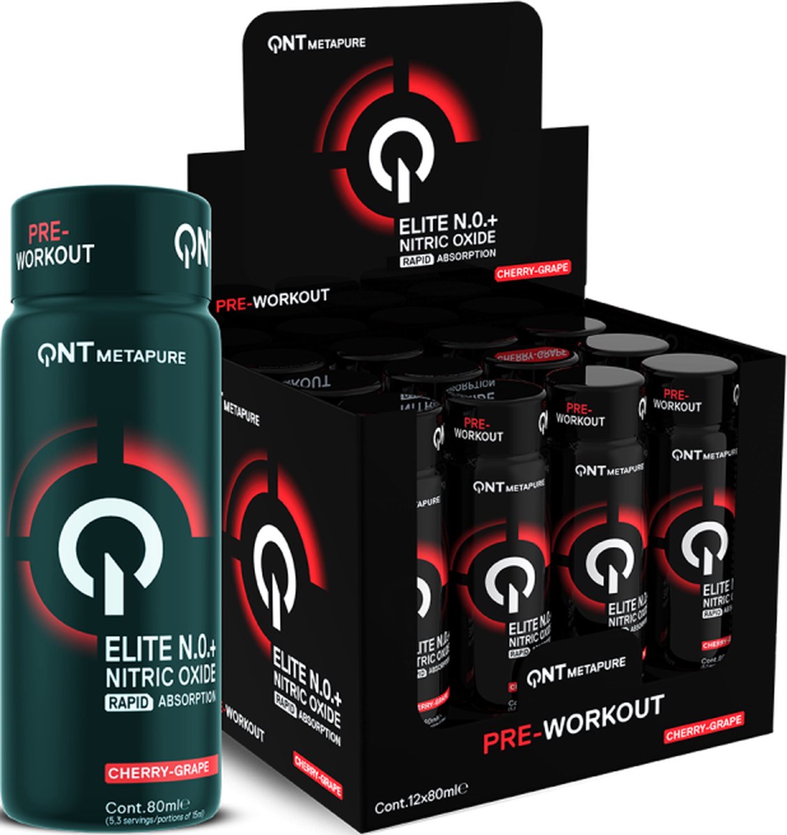Goedkoopste QNT NO Elite Shots 12x60ml Lemon
