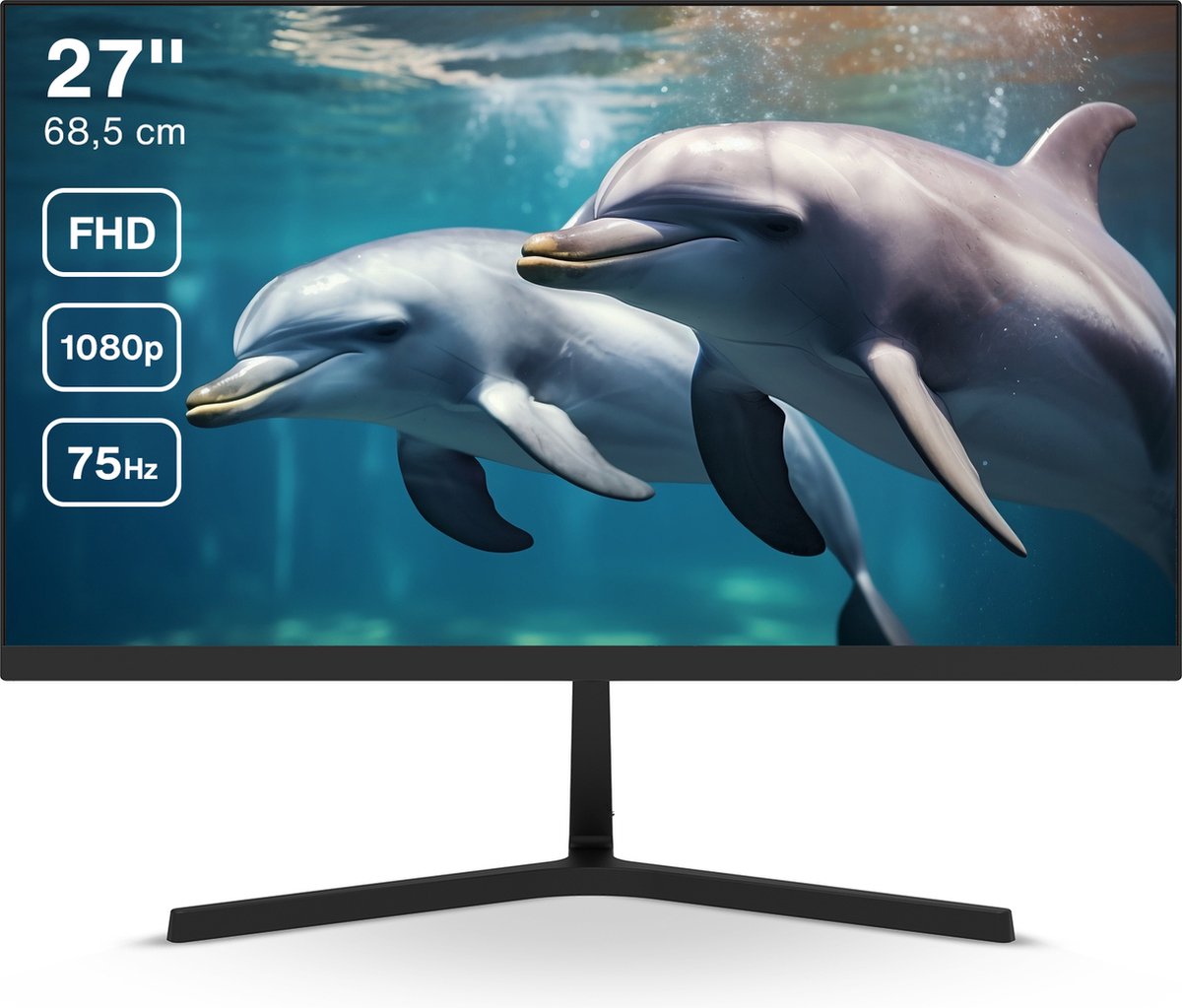 Dahua LM27-B201S - Full HD IPS Monitor - 75 Hz - 27 inch - Inclusief HDMI kabel