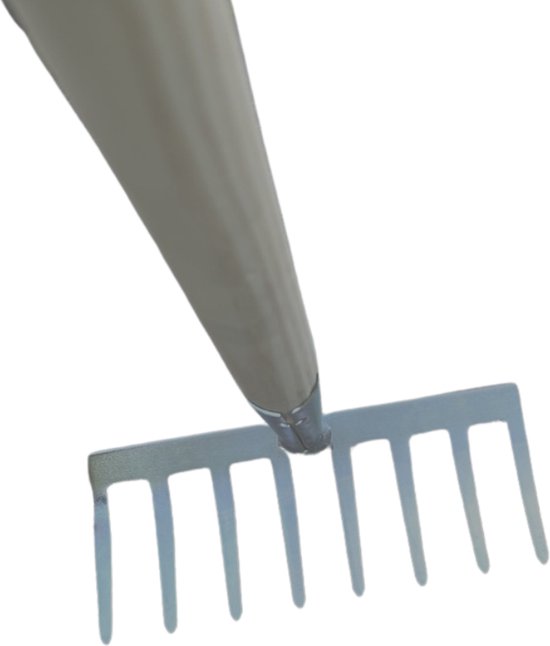 Synx Tools - Tuinhark - 8 Tanden verzinkt - Hark - Harken - Bladharken - Bodembewerkers - Onkruidverwijderaar - Tuinartikelen - Compleet Incl. 150cm steel van Synx Tools — afbeelding 4