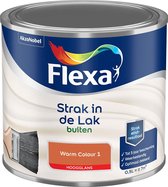 Flexa Strak in de lak - Buitenlak Hoogglans - Warm Colour 1 - 500ml