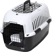 Ebi Adventurer 60 charcoal reismand - kleine hond of kat - Zwart/Wit - 57 x 38 x 38cm