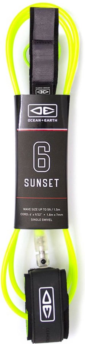 Ocean & Earth Sunset Moulded Surflijn 7 Mm Groen 8´0´´