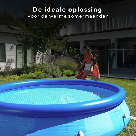 Bestway Steel Pro Max Frame Zwembadset met filterpomp, diameter 366 x 100 cm, houtlook (veeneiken), rond