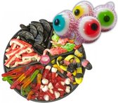 Halloween Snoep Platter + 4x Creepy Eyes - Griezelsnoep - Halloween Candy - Trakteren