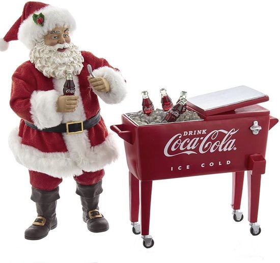Kurt S. Adler -Coca-Cola® Fabriché Santa + Table Cooler