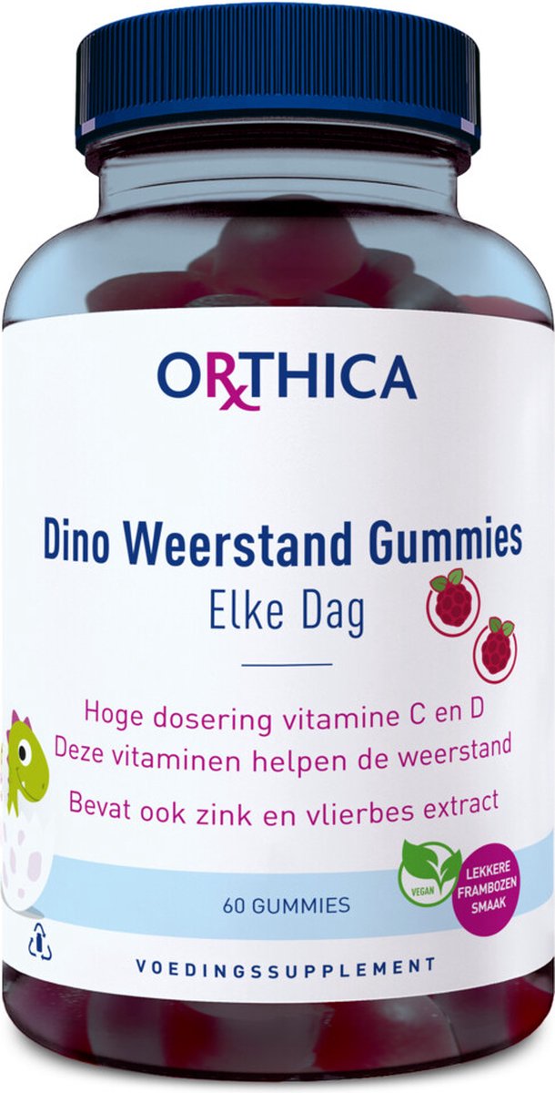Goedkoopste Orthica Dino Weerstand Gummies - multivitamine voor kinderen - 60 gummies