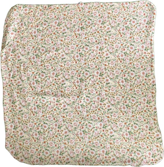 Cateu Rosie Baby Omslagdoek Beige Mini - Wikkeldeken - Badcape - Hydrofiele doek van CAT — afbeelding 2