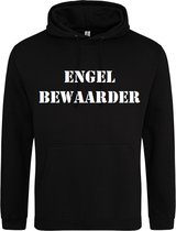 Engelbewaarder | Hoodie | Sweater | Capuchon | Trui | Hooded | Print | Engelbewaarder | Feest | Carnaval | Party | Zwart | Maat S