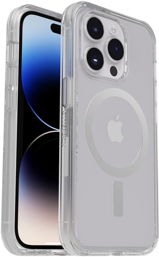 OtterBox Symmetry MagSafe Case - Geschikt voor Apple iPhone 15 Pro - Transparant
