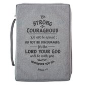 Bible Cover Medium Value Be Strong and Courageous