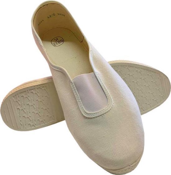 CEBO - Chaussures de gymnastique 021 - Chaussons de gymnastique - Chaussures de gymnastique - Chaussures de Chaussures de sport - Wit - Taille 41