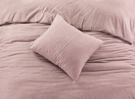 Dream textiles Housse de Couette en Flanelle Douce Brienz - Double - 200x200/220 cm - Rose