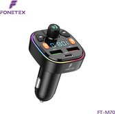 FoneTex FT-M70FM Transmitter + Snel opladen (USB & USB)
