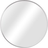 Miroir Celestin - Miroir Suspendu - Rond - Ø50cm - Couleur Argent - Aluminium et Glas - Aspect élégant