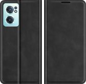 OnePlus Nord CE2 Wallet Case Magnetic - Zwart