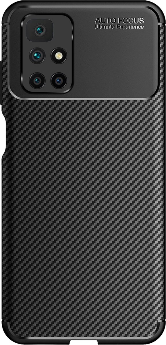 Just in Case hoesje geschikt voor Xiaomi Redmi 10 2022 - Rugged TPU - Zwart