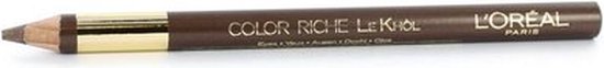 Crayon Eyeliner Color Riche Le Khol L'Oréal - Effet Mat, Longue Tenue, Parfait Pour Un Regard Intense