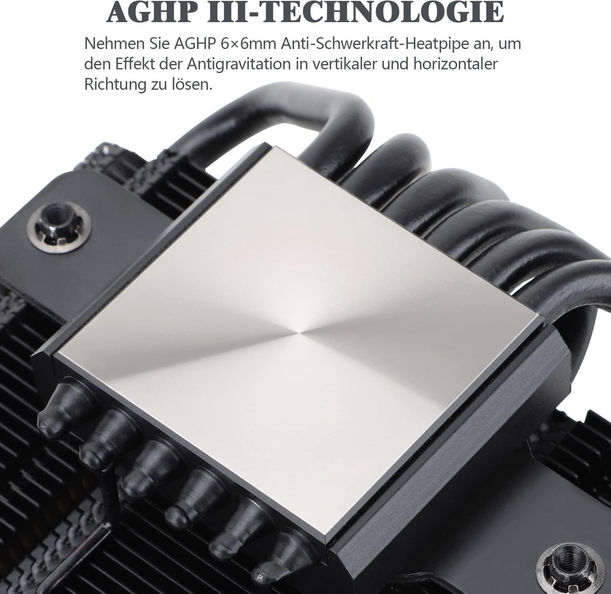 Thermalright Classic Low Profile Cpu Cooler - Axp120-X67 Black Argb - Htpc/Itx - afbeelding 3