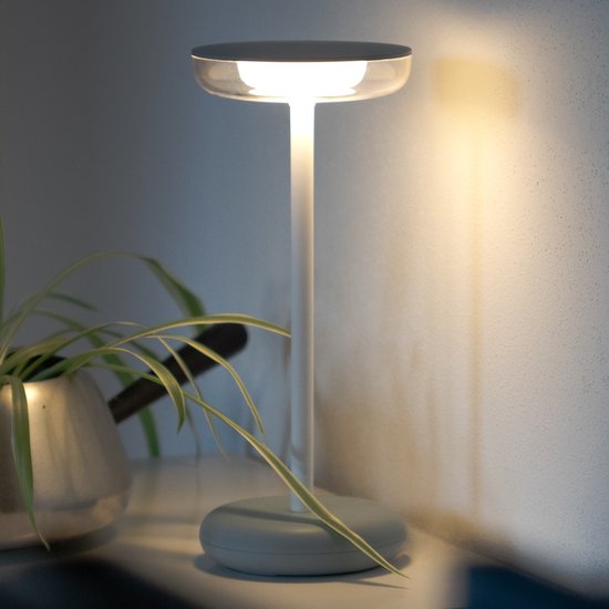 Lampe de table sans fil LED Plastique Noir H34CM Beverly
