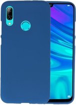 Bestcases Color Telefoonhoesje - Backcover Hoesje - Siliconen Case Back Cover voor Huawei P Smart 2019 - Navy