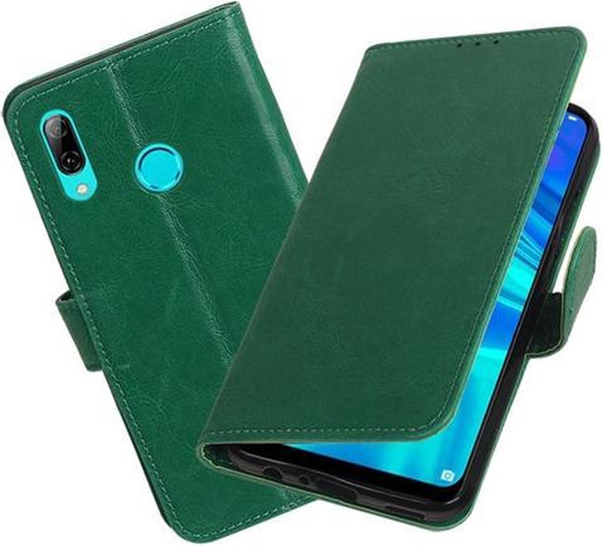 Motief Bookstyle Hoesje voor Huawei Honor 10 Lite Groen