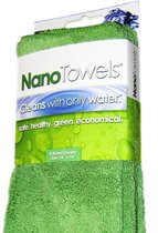 NanoTowels chiffons de nettoyage verts 4 pièces