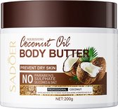 Body Butter Kokosnoot - tegen droge huid - body butter - coconut