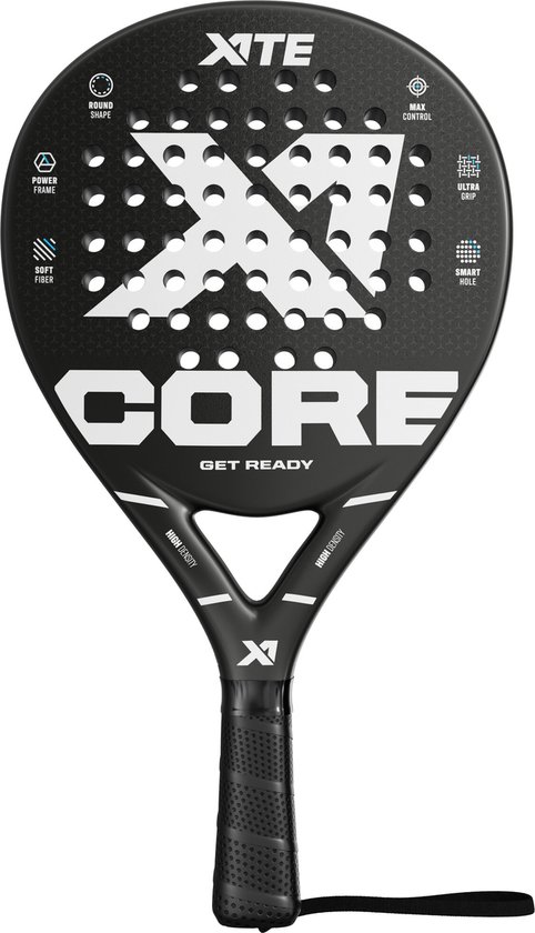 Raquette De Padel Légère En Fibre Carbone 3K - Noyau Mousse EVA Mémoire De Forme - 62 Trous Coupe-vent - Pour Joueurs Intermédiaires Et Débutants