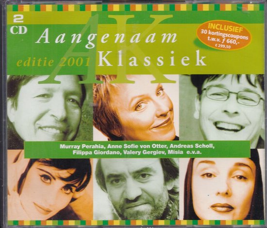 2CD Aangenaam Klassiek 2001 - Diverse artiesten