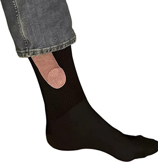 Piemel sokken - Sokken - grappige sokken - socks - zwart - Middelhoog - maat 38-43 - Kerstkado - grappig kado - leukste cadeautje voor de kerst!Extensso®