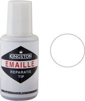 kingston emaille-tip 20 ml, wit 9010