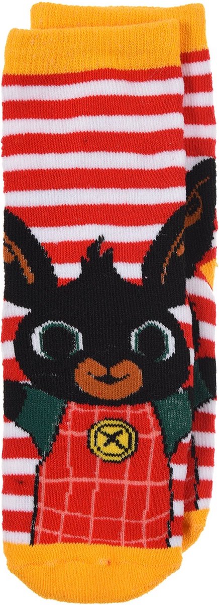 Bing Bunny - Bing Bunny anti slip Sokken - jongens - streep - Maat 19/22