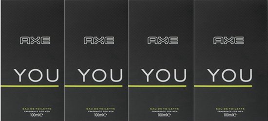 AXE YOU Eau de Toilette - Voordeelverpakking 4 x 100 ml
