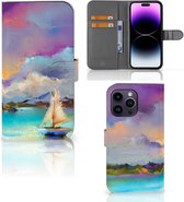 Smartphone Hoesje Geschikt voor iPhone 15 Pro Max Case ontwerpen Boat