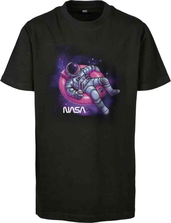 Mister Tee - Kids NASA Summer Kinder T-shirt - Kids 146/152 - Zwart