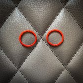 Gaming Accent Ringen - geschikt voor de Playstation 5 controller - 1 set = 2 ringen - rood